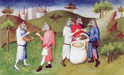 Gente con cabeza de lobo de las Islas Andamán en el Océano Índico, de 